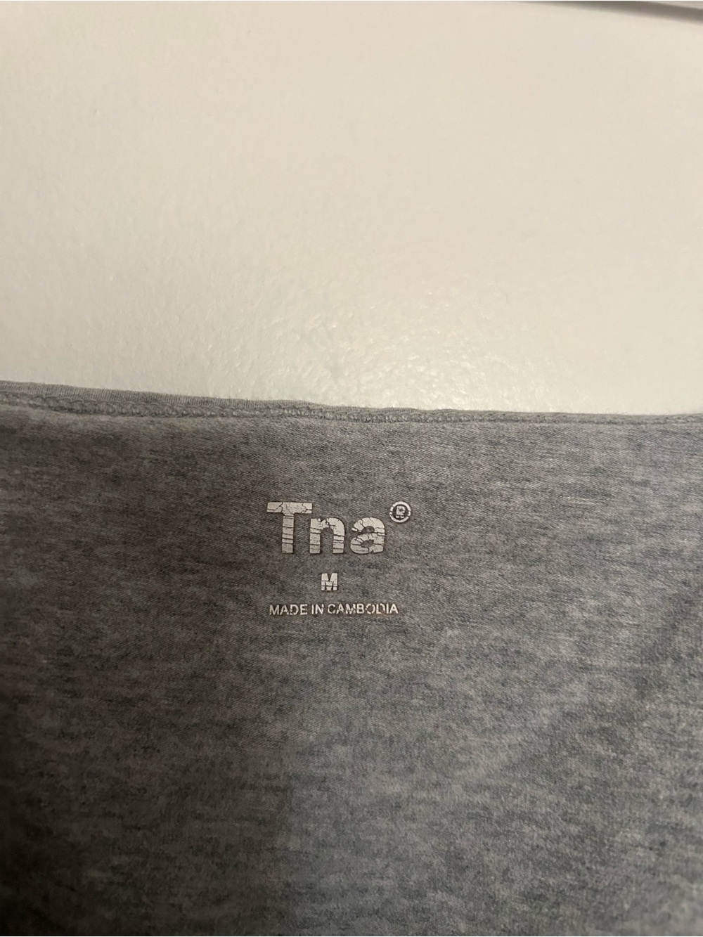 TNA Heather Gray Cropped Tank - Picture 3 of 3